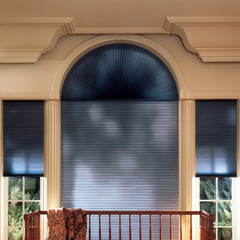 Arch Window Shades Fxied Cellular Blinds for Half Circle Window