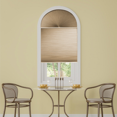 Arch Window Shades Fxied Cellular Blinds for Half Circle Window