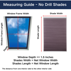 No Drill Cordless Top Down Bottom Up Premium Cellular Shades