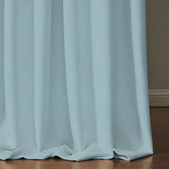 Custom Drapes Wave Cotton Texture 100% Blackout Drapes