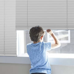 Cordless Mini Blinds 1 Inch Aluminium Slat