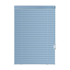 1 Inch Mini Blinds Aluminium Slat Corded Control