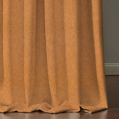 Custom Drapes Silk-Cotton Texture 100% Blackout Drapes C