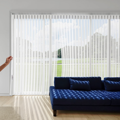 Fabric Sheer Vertical Dream Blinds Corded