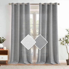 Privacy Light Filtering Sheer Curtains